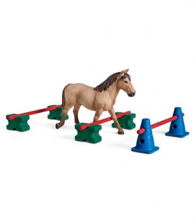 Игровой набор "Пони проходит трассу в слаломе"