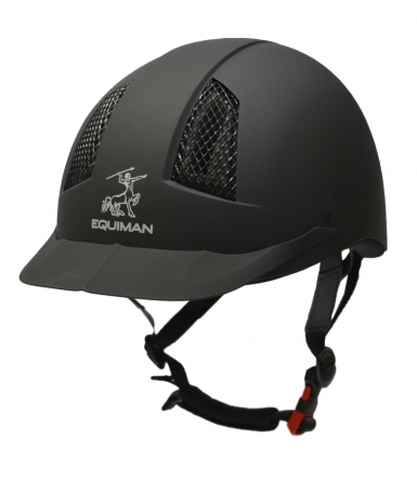 Шлем пластиковый с регулировкой "EQUIMAN COOLMAX" 